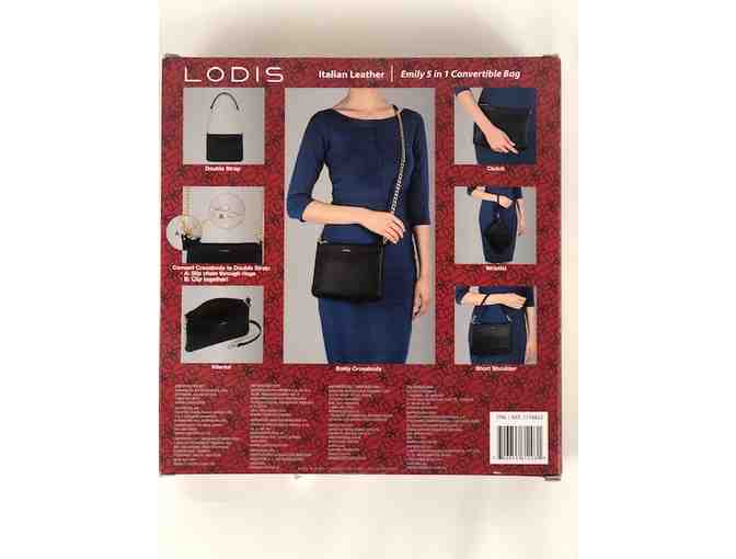Lodis Italiian Leather convertible bag