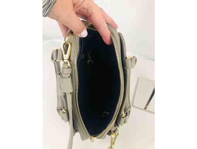 Kenneth Cole Gray Handbag w/ crossbody strap