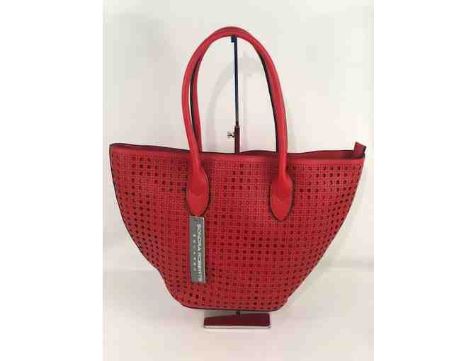 Sondra Robers Red Tote Large -It's a beauty!