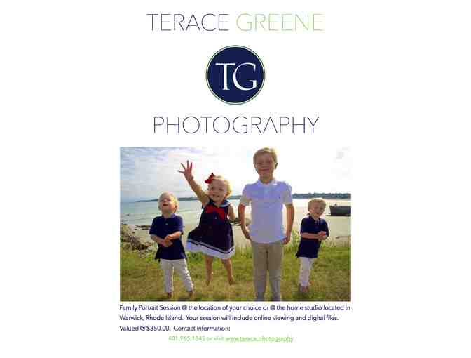 TERACE GREENE PHOTOGAPHY SESSION - $350 value