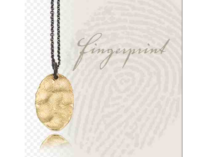 Sarah Graham Metalsmithing - Personalized Fingerprint Pendant