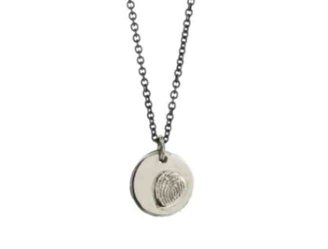 Sarah Graham Metalsmithing - Personalized Fingerprint Pendant