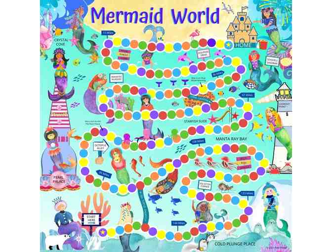 Mermaid World Board Game from The Creative Flow Studio