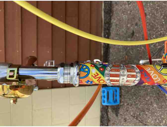 Up-cycled 1977 Schwinn Le Tour Mixte 'Peace and Love'