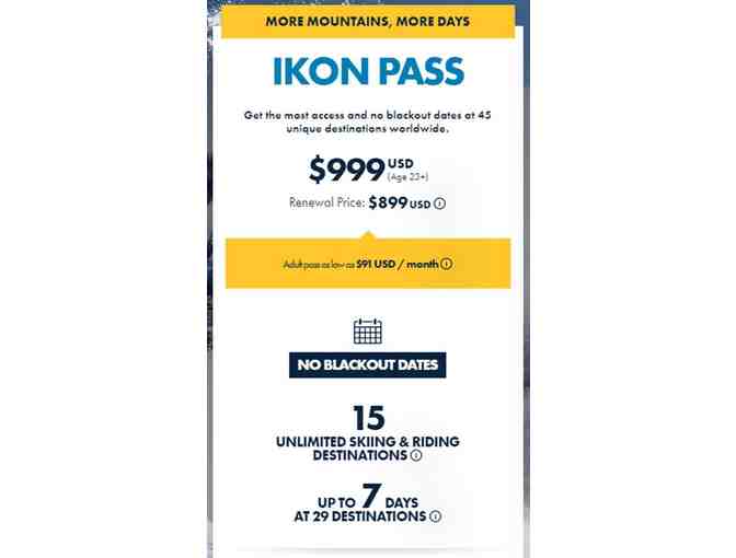 IKON Bundle- IKON Pass and Serious IKON Swag