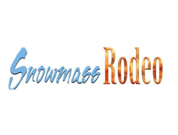 4 Adult General Admission Tickets to the Snowmass Rodeo