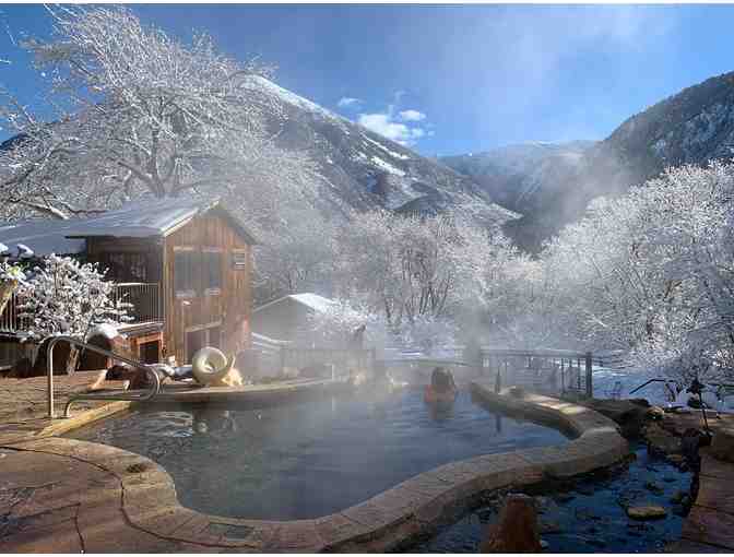 Entry for 4 people to Avalanche Ranch Hot Springs Pools