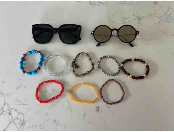 2 pairs of sunglasses and 8 bracelets from Fourth Dimension Clothing Boutique - Photo 2
