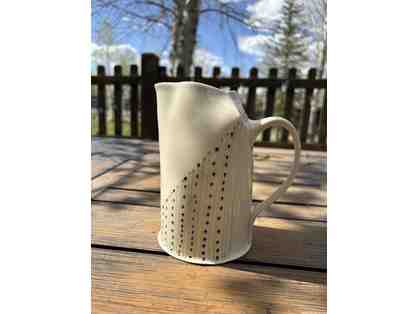 Ceramic pitcher handcrafted by Lisa Ellena