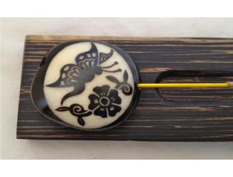 Incense Burner:  Butterfly