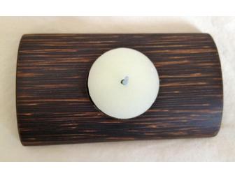 Ecuadorian Chonta Candle Holder