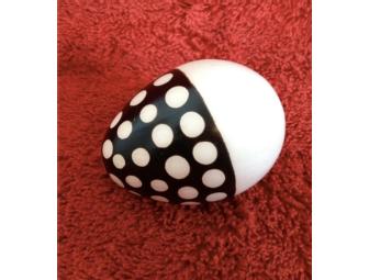 Peruvian Ceramic Egg, Home Decor