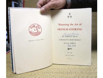 Mastering the Art of French Cooking SIGNED FIRST Edition