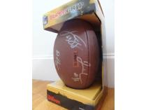 Signed Patriots Football from Middlesex Bank