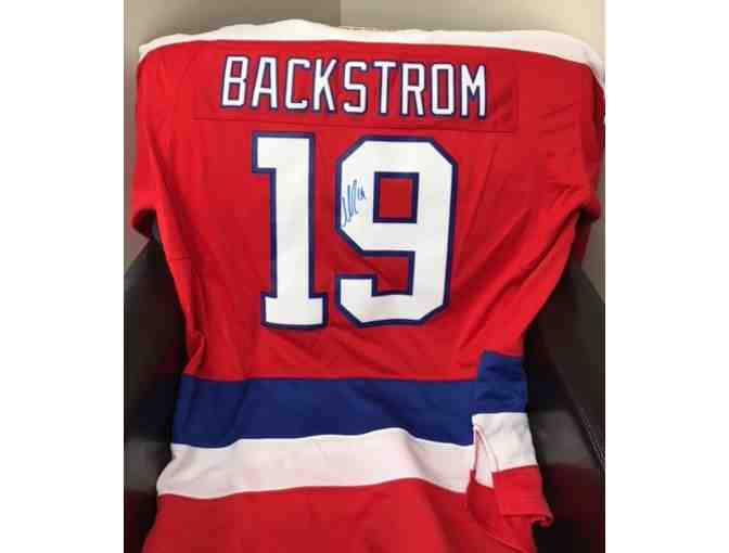 Nicklas Backstrom #19 Autographed Washington Capitals Jersey