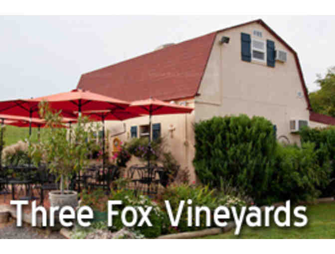 Three Fox Vineyards VIP Wine Tasting for Six