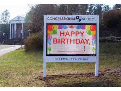 Hooray for Birthdays! Birthday Message for the Day on Digital Sign!