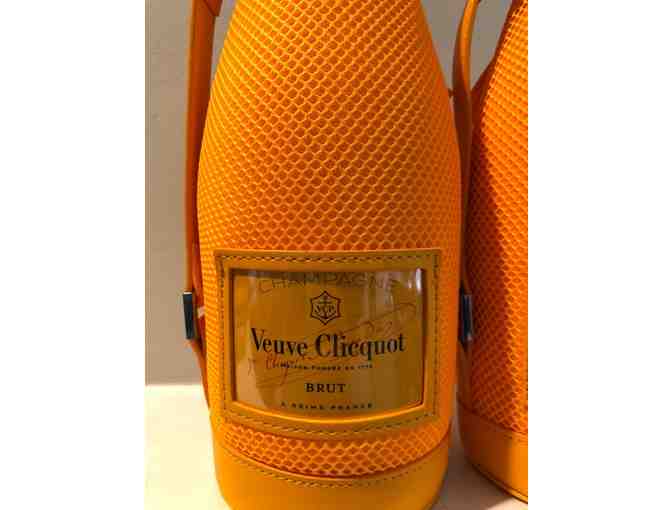 Two Bottles of Veuve Clicquot Yellow Label Brut Champagne
