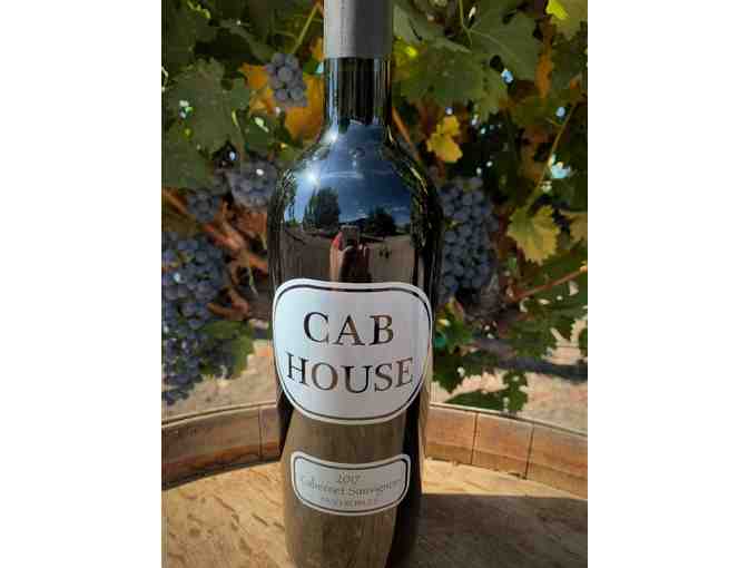Hansen Vineyards Cab House 2017 Cabernet Sauvignon - Two bottles plus wine glasses