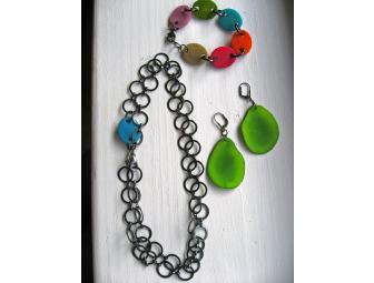 Necklace, Earrings and Bracelet From Veronica Riley Martens