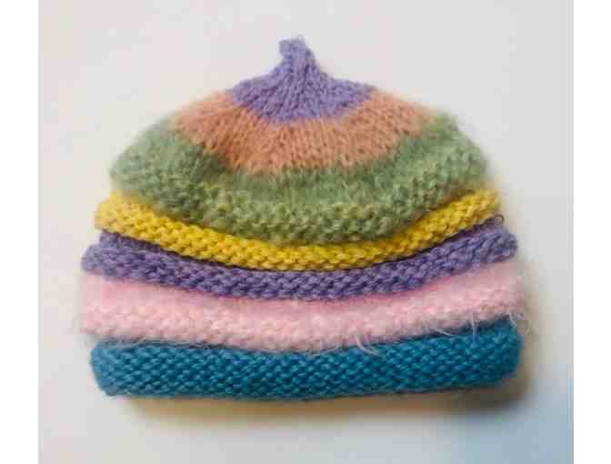 Hand Knit Child's Wool Hat by Heart Bleats