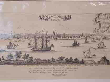 NYC Harbor 1699 Print