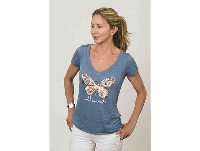 LULU DK Tote Bag, Indie Scarf, and Tissue T-Shirt and Alex and Ani Signature Bangle