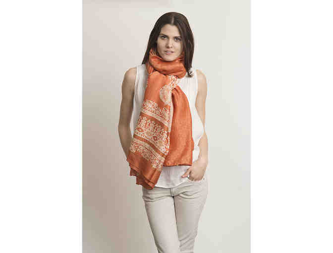 LULU DK Tote Bag, Indie Scarf, and Tissue T-Shirt and Alex and Ani Signature Bangle