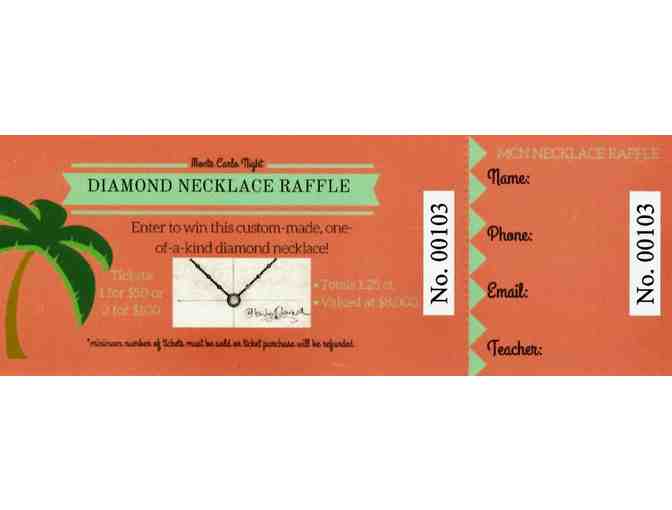 BUY NOW: One (1) Diamond Necklace Raffle Ticket