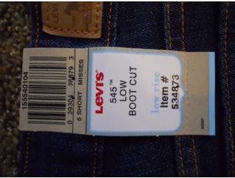 Levi's 545 Low Boot Cut Jeans - Misses Size 6