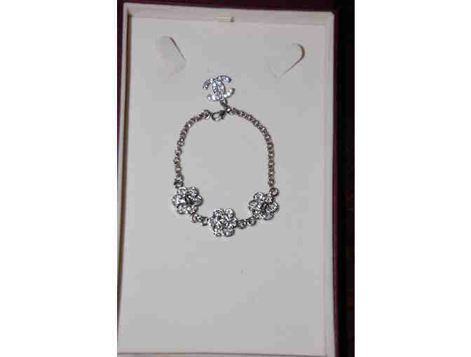 Chanel Replica Silver Flower Bracelet