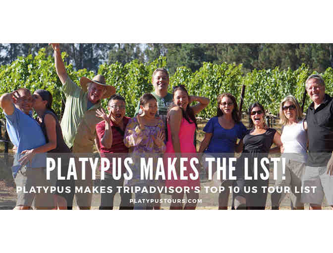 Platypus Tours - Wine Country Tour/Tasting for 2