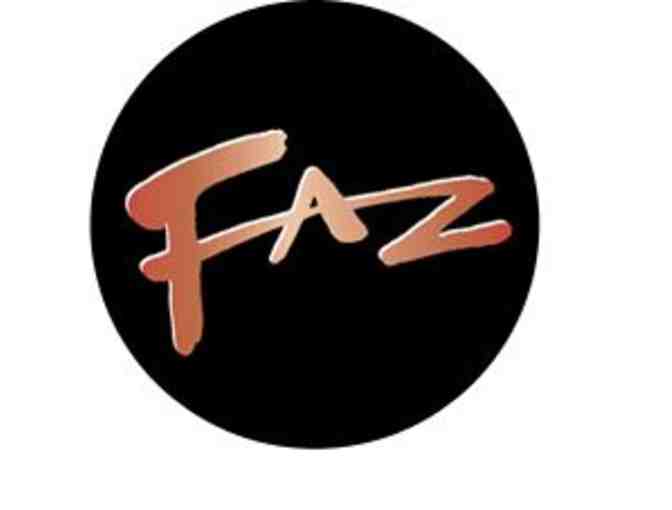 $50 gift card for Faz Restaurant or Macarthur Park restaurant