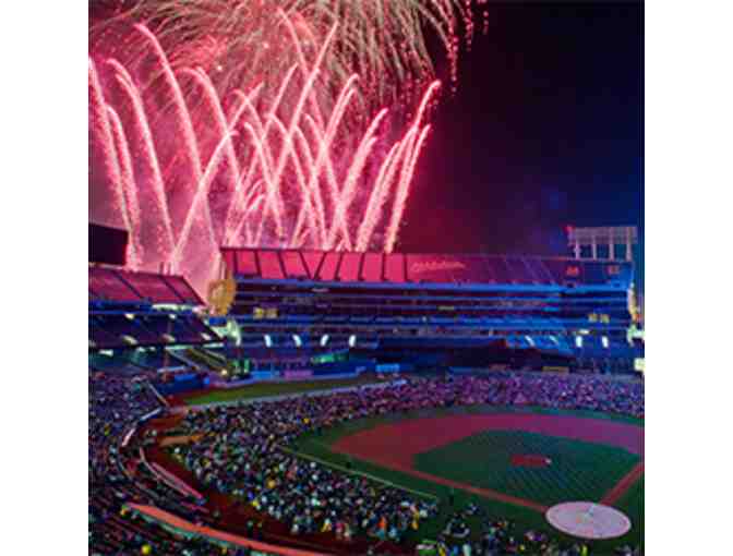 Oakland A's Fireworks Game - 4 Tickets! First Row with Dugout View!