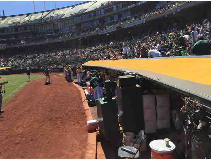 Oakland A's Fireworks Game - 4 Tickets! First Row with Dugout View!