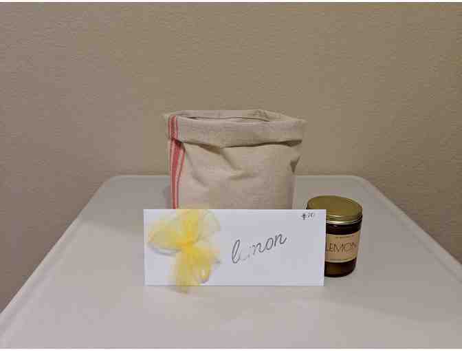 Lemon Boutique $20 Gift Card with Candle and Bag