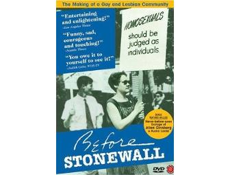 'Before Stonewall' and 'After Stonewall'