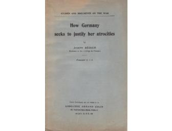 World War I Pamphlets- Set of Two