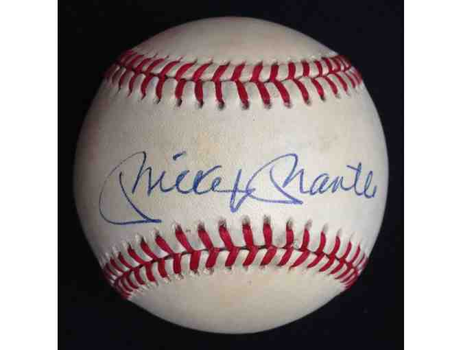 Mickey Mantle Autographed Baseball