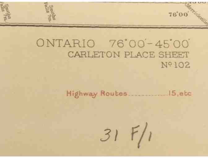 1929 Printed Map of Carleton Place - Photo 3