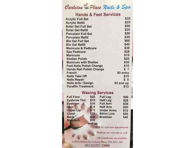 Spoil Yourself with a Mani-Pedi at Carleton Place Nails and Spa