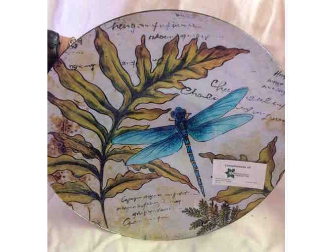 Decorative Dragonfly Glass Centerpiece Bowl - Photo 1