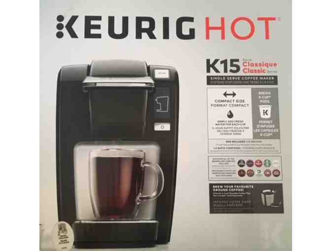 Keurig Hot K15 for your personal cup of morning Java!