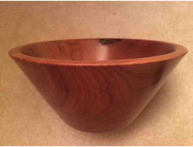 Hand Crafter Wooden Bowl - by local artist John Chamney
