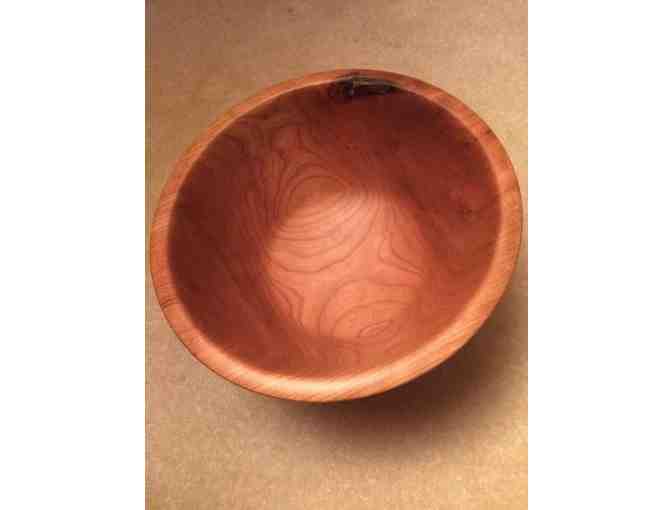 Hand Crafter Wooden Bowl - by local artist John Chamney