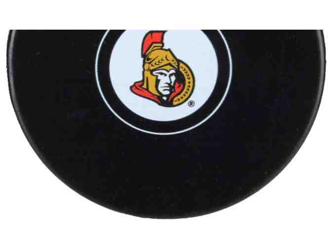 Autographed Ottawa Senators Hockey Puck