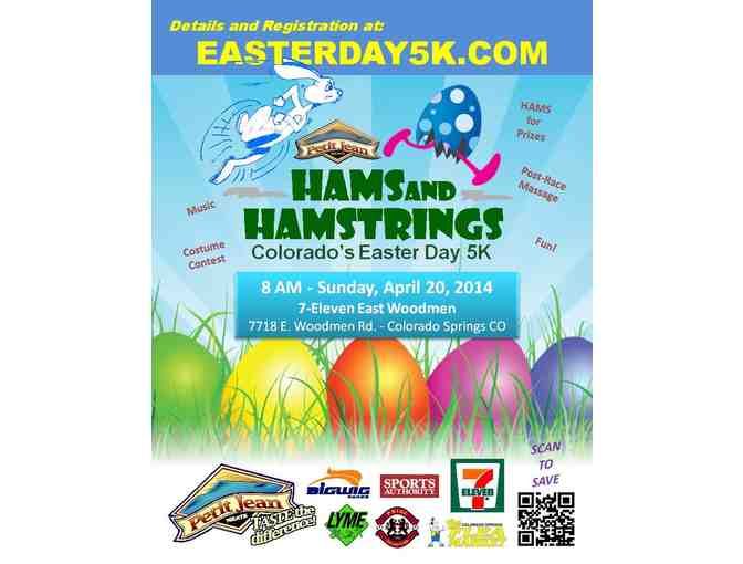 Registration to Hams and Hamstrings Easter 5K Race