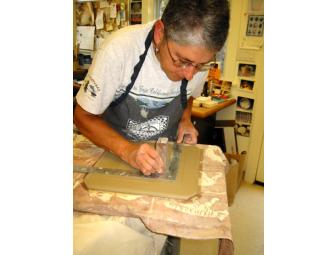 Black Ash Stoneware Storage Jar by Jan Schachter