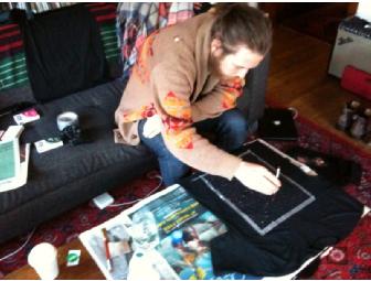 Robin Pecknold of Fleet Foxes decorated T-Shirt