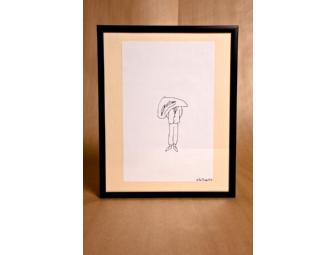 Spike Jonze, framed one-of-a-kind Drawing